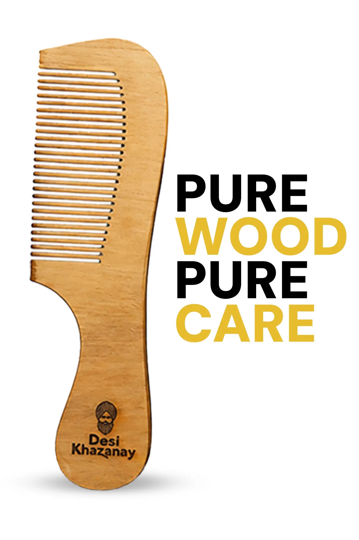 Neem Wooden Comb – Best Natural Comb for Healthy Hair in Pakistan